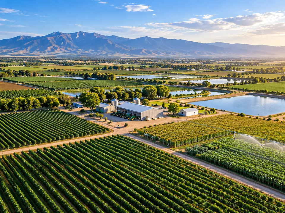 Illustrative Agriculture & Farms aerial imagery