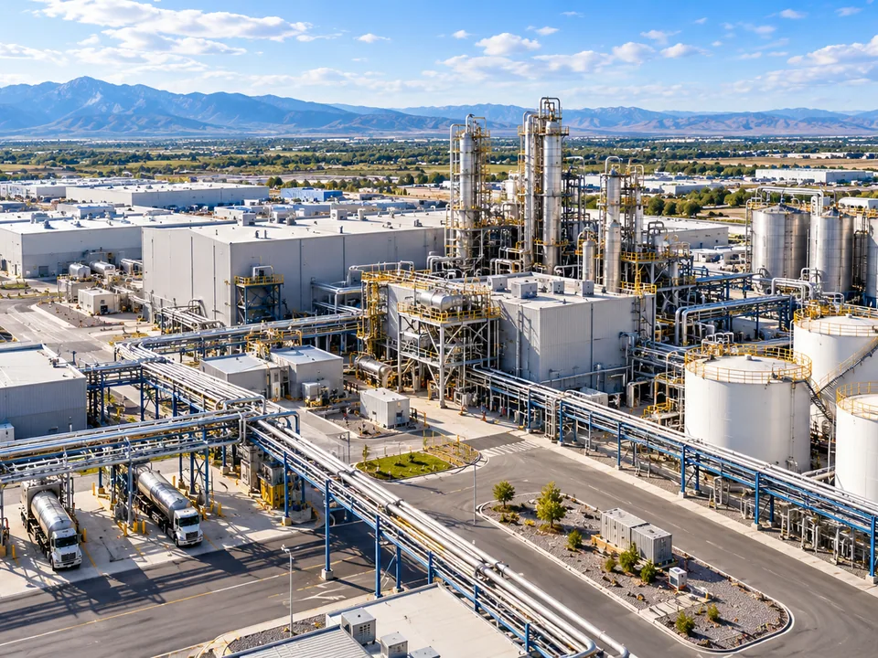 Illustrative Utilities & Infrastructure aerial imagery