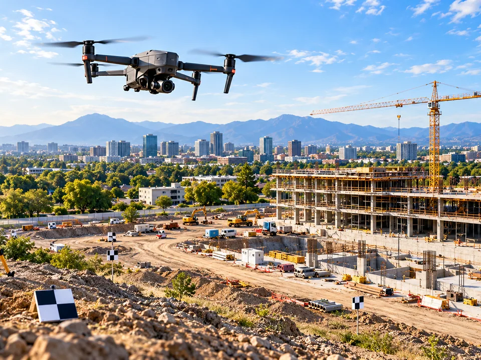 Aerial mapping and photogrammetry example